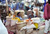 Spice sellers at Dire Dawa market. Ethiopia.