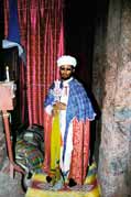 Stone church at Lalibela. North,  Ethiopia.