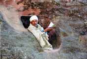 Monk. Lalibela. North,  Ethiopia.