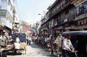 Street at old Delhi. India.