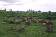 Thong Hai Hin - mystical Plain of Jars (site No.1). Laos.