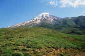 Mt Damavand - the highest mountain of Iran. Iran.