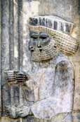 Reliefs at Persepolis. Iran.