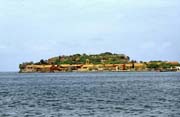 Arriving at Gore island (le de Gore), Dakar area. Senegal.