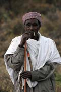 Local man, around Jinka. Ethiopia.