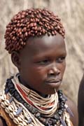 Karo woman. South,  Ethiopia.