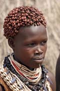 Karo woman. Ethiopia.