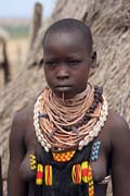 Karo woman. South,  Ethiopia.