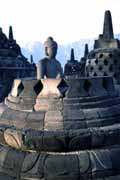 Borobudur temple. Java,  Indonesia.