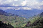 Landscape on the way from Mamasa to Rantepao. Tana Toraja area. Indonesia.
