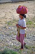 Coming back from fields. Tana Toraja area. Sulawesi,  Indonesia.