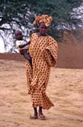 Local woman. Niafunk village. Mali.