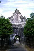 Entrance to kraton in Yogyakarta. Indonesia.