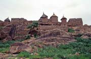 Village at eastern part of Dogon country. Mali.