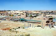 Town Coober Pedy - one of the largest opal mines at world. Australia.