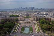 View from Eiffel Tower, Paris. France.