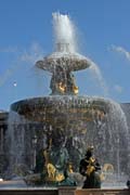 Fountain at Place de la Concorde, Paris. France.