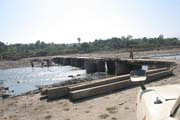 Typical bridge on the way to Chin State. During wet season is this road mostly impassable. Myanmar (Burma).