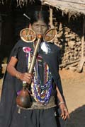 Woman from Makan Chin tribe, Mindat village, Chin State. Myanmar (Burma).