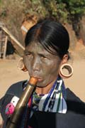 Woman from Makan Chin tribe, Mindat village, Chin State. Myanmar (Burma).