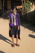 Woman from Dai Chin tribe, Mindat village, Chin State. Myanmar (Burma).