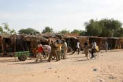 Street at Agadez town. Niger.