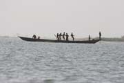 Fishermen on the Lake Chad. Cameroon.