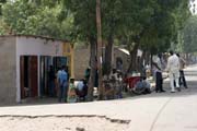 Street at Maroua town. Cameroon.