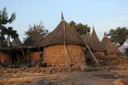 Mountain village at Mandara Mountains. Cameroon.