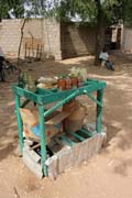 Typical petrol station along the main road N'Gaoundr - Maroua. Cameroon.