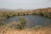 Lake Tison (Lake Tyson) is small volcanic lake about 9 km from N'Gaoundr town. Cameroon.