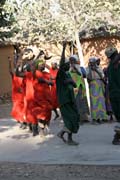 Traditional dance at Oudjilla village. Cameroon.