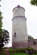 Zvikov castle was founded by King Wenceslas I in 1234 at the joining of the Vltava and Otava rivers. The major building of the castle is connected with Premysl Otakar II. who have extended the castle as it is now. It was renovated in 19th century. Czech Republic.