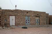 Street at main town Hadibu at Socotra (Suqutra) island near Qalansiyah town. Yemen.