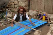 Weaver from Hababah village. Yemen.