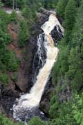 Big Manitou Fall, 165 foot tall, Wisconsin. United States of America.