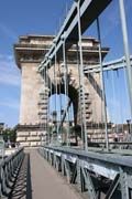 ?hain Bridge (Szchenyi Lnchd), Budapest. Hungary.