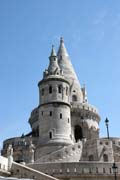 Fisherman's Bastion (Halszbstya), Budapest. Hungary.