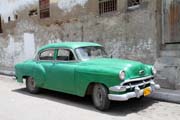 Old american car - Cuba is full of them. Ciego de vila. Cuba.