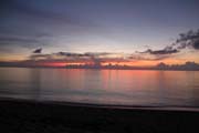 Sunset at beach near Villa Cabo San Antonio hotel, Parque Nacional Pennsula de Guanahacabibes. Cuba.