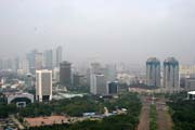 Jakarta is changing. New view to its panorama. Indonesia.