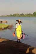 Local woman, Tsingy de Bemaraha National park. Madagascar.