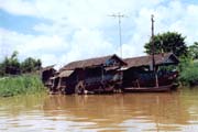 River life in Mekong delta. Vietnam.