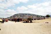 View to market area in Dire Dawa. Ethiopia.