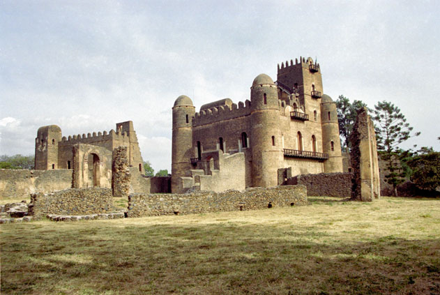 Royal enclosure at Gonder. North,  Ethiopia.