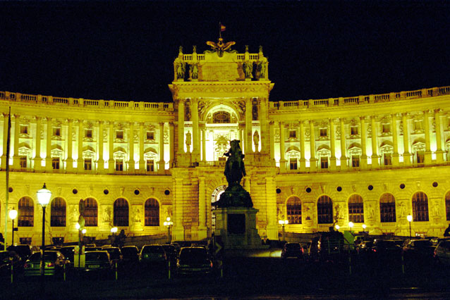 Night Vienna. Austria.