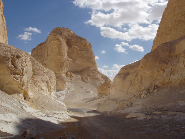 White Sahara desert. Egypt.