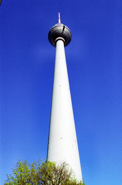 TV tower at Alexanderplatz. Berlin. Germany.