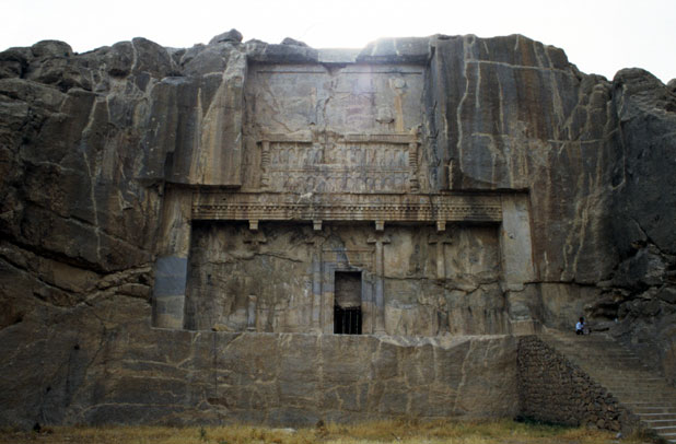 Tomb of king Artaxerxes III. Persepolis. Iran.