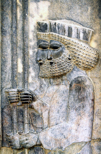 Reliefs at Persepolis. Iran.
